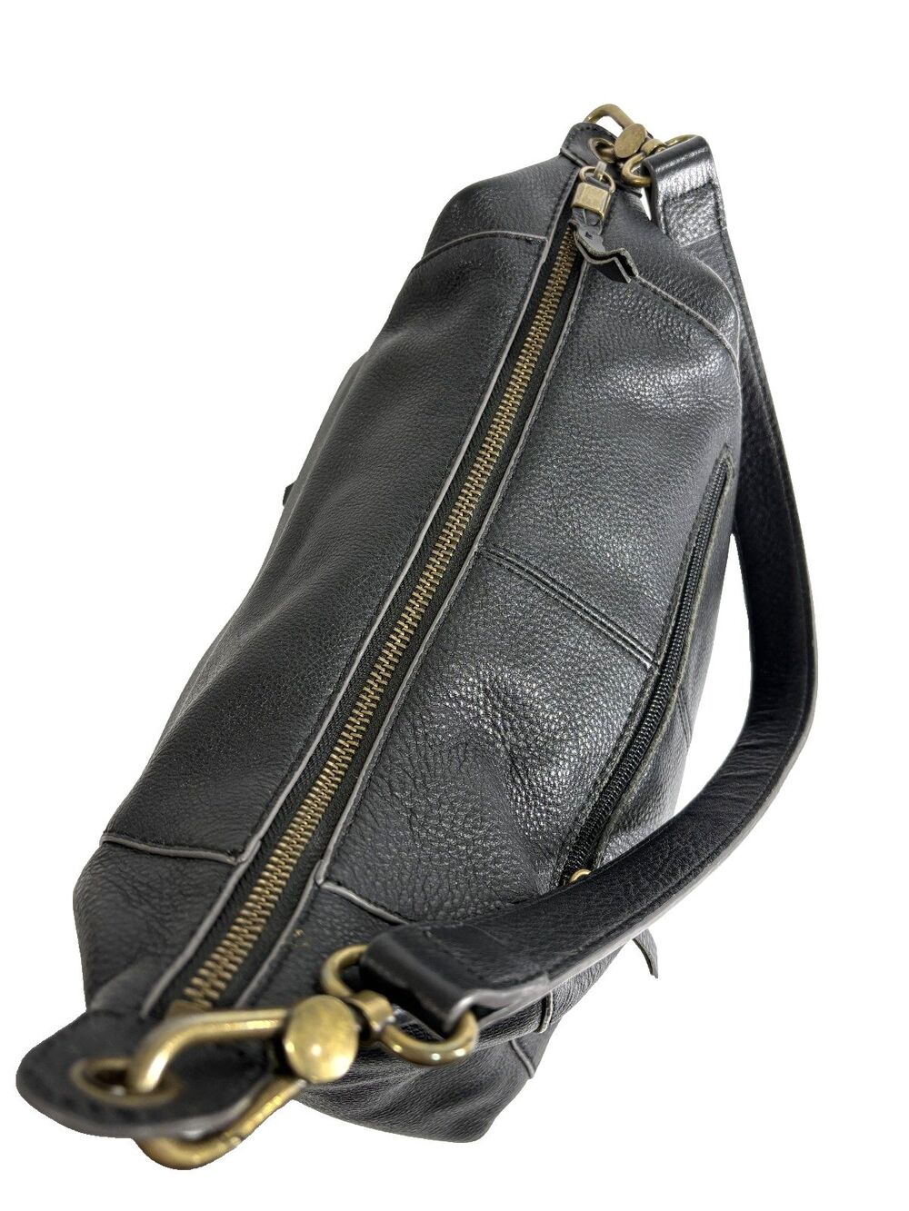 The Sak Alameda Hobo Bag Premium Large Leather Women's Handbag Black Purse - Picture 9 of 10